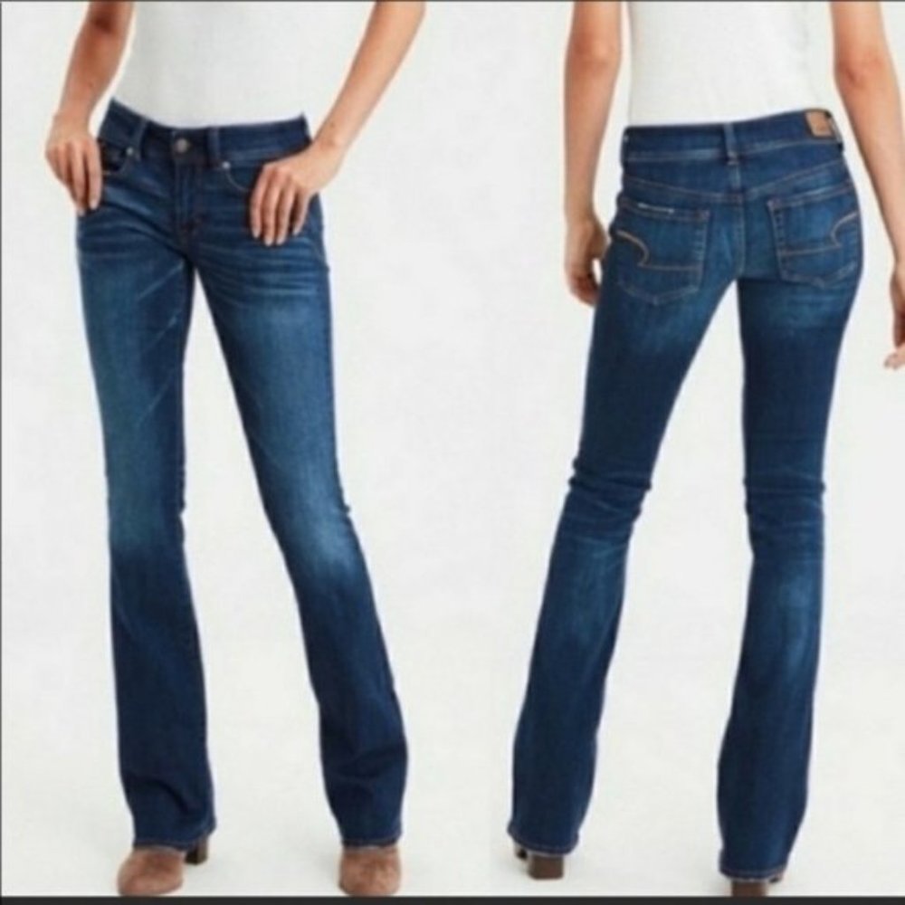 American Eagle Kick Boot Jeans Bootcut Size 0 Regular